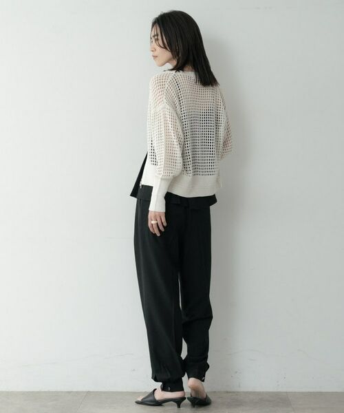 GALLEST / ギャレスト カーディガン・ボレロ | クルーネックメッシュカーディガン | 詳細2