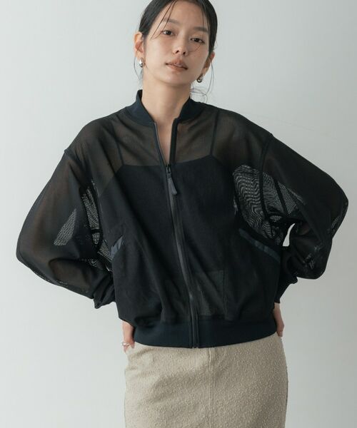 GALLEST / ギャレスト レザーブルゾン・ジャケット | メッシュブルゾン（ブラック(019)）