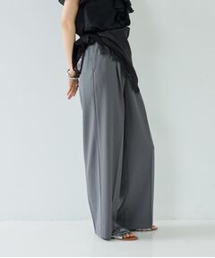 GALLEST / ギャレスト パンツ | Comfy SET UP｜イージーストレートワイドパンツ【セットアップ対応／通勤／カセット服／接触冷感／UVカット】