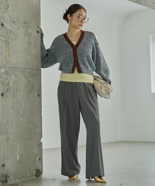GALLEST / ギャレスト パンツ | Comfy SET UP｜イージーサイドラインワイドパンツ【セットアップ対応／通勤／カセット服／接触冷感／UVカット】 | 詳細17