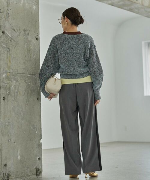 GALLEST / ギャレスト パンツ | Comfy SET UP｜イージーサイドラインワイドパンツ【セットアップ対応／通勤／カセット服／接触冷感／UVカット】 | 詳細18