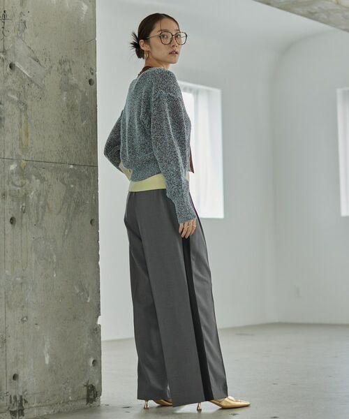GALLEST / ギャレスト パンツ | Comfy SET UP｜イージーサイドラインワイドパンツ【セットアップ対応／通勤／カセット服／接触冷感／UVカット】 | 詳細19