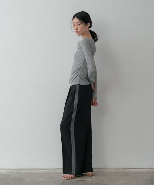 GALLEST / ギャレスト パンツ | Comfy SET UP｜イージーサイドラインワイドパンツ【セットアップ対応】 | 詳細2