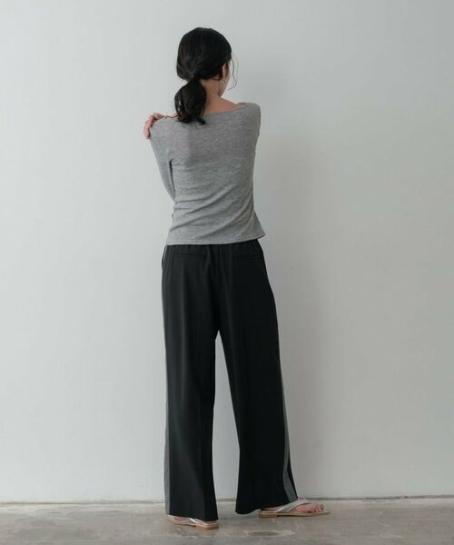 GALLEST / ギャレスト パンツ | Comfy SET UP｜イージーサイドラインワイドパンツ【セットアップ対応】 | 詳細3