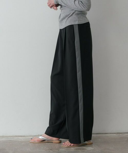 GALLEST / ギャレスト パンツ | Comfy SET UP｜イージーサイドラインワイドパンツ【セットアップ対応】 | 詳細5