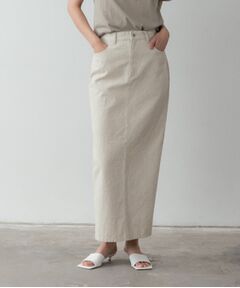 GALLEST / ギャレスト ロング・マキシ丈スカート | グレイニーコットンタイトスカート