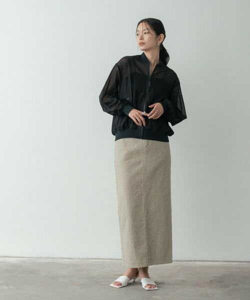 GALLEST / ギャレスト ロング・マキシ丈スカート | グレイニーコットンタイトスカート | 詳細12