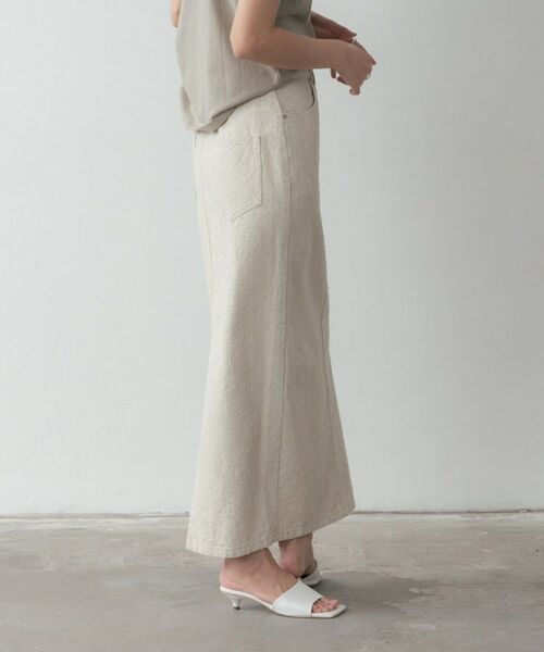 GALLEST / ギャレスト ロング・マキシ丈スカート | グレイニーコットンタイトスカート | 詳細18