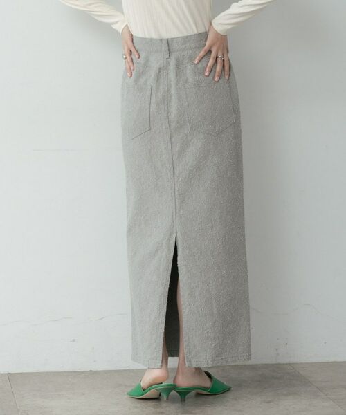 GALLEST / ギャレスト ロング・マキシ丈スカート | グレイニーコットンタイトスカート | 詳細4