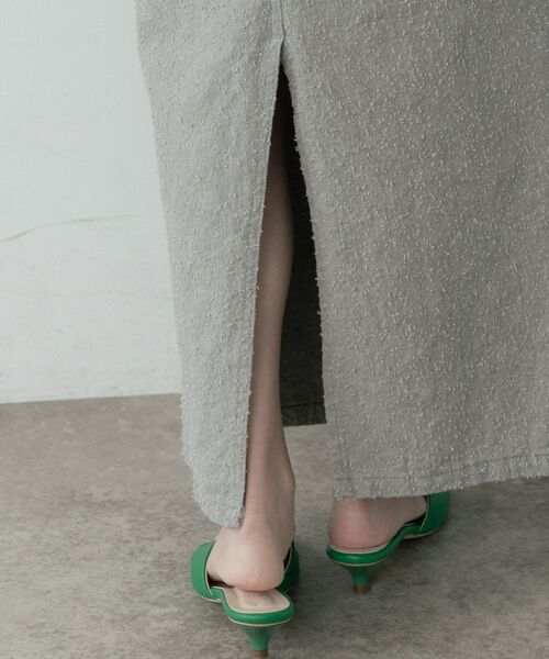 GALLEST / ギャレスト ロング・マキシ丈スカート | グレイニーコットンタイトスカート | 詳細7