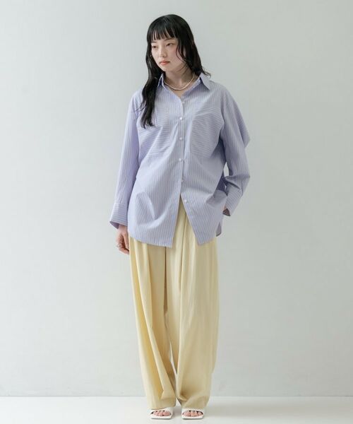 GALLEST / ギャレスト シャツ・ブラウス | Timeless｜ビッグポケットフォルムシャツ | 詳細1