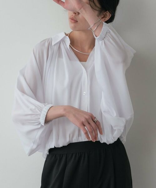 GALLEST / ギャレスト シャツ・ブラウス | バルーンシアーブラウス | 詳細15