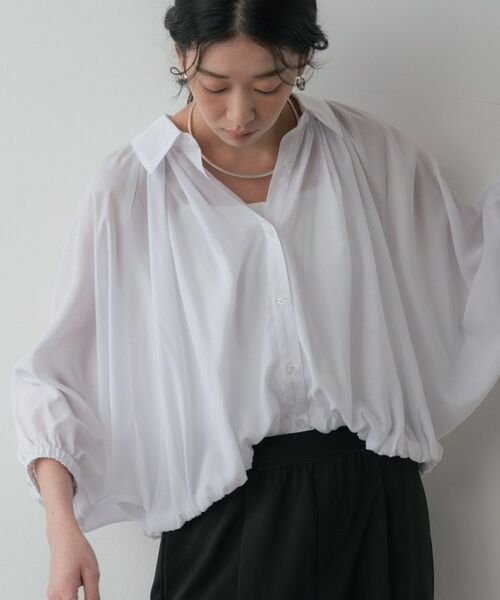 GALLEST / ギャレスト シャツ・ブラウス | バルーンシアーブラウス | 詳細16