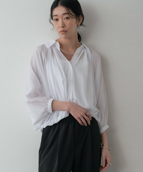 GALLEST / ギャレスト シャツ・ブラウス | バルーンシアーブラウス | 詳細17