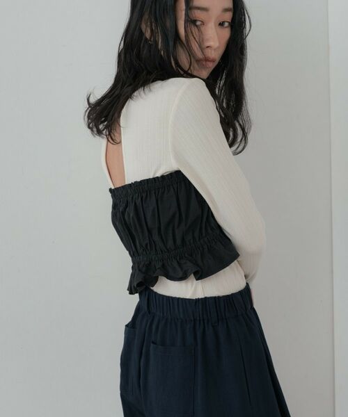GALLEST / ギャレスト シャツ・ブラウス | シャーリングチューブトップ | 詳細9