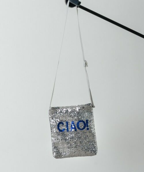 GALLEST / ギャレスト ショルダーバッグ | スパングルロゴショルダー（シルバー(006)）