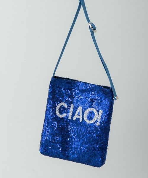 GALLEST / ギャレスト ショルダーバッグ | スパングルロゴショルダー（ブルー(093)）