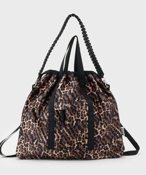 GALLEST / ギャレスト トートバッグ | 【CONTROL FREAK ／ CTFK】ナイロン3WAYレオパードスクエアトート | 詳細1