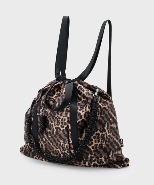 GALLEST / ギャレスト トートバッグ | 【CONTROL FREAK ／ CTFK】ナイロン3WAYレオパードスクエアトート | 詳細4