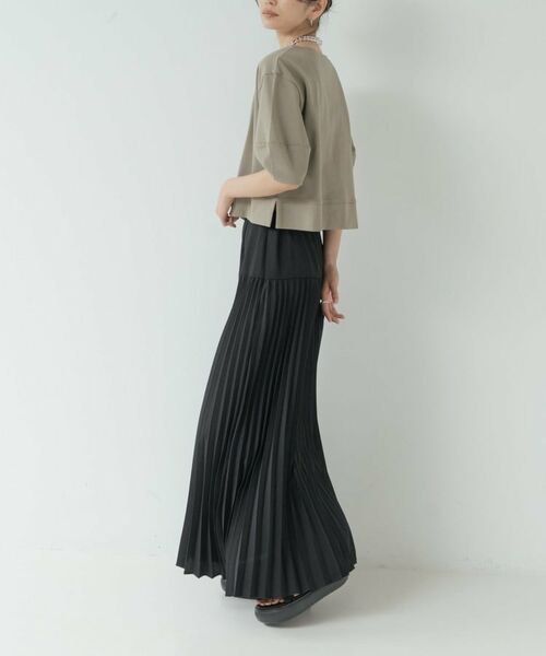 GALLEST / ギャレスト カットソー | 【マシンウォッシュ／接触冷感】ハーフスリーブフォルムカットソー | 詳細18