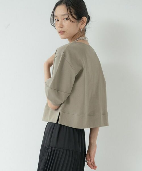 GALLEST / ギャレスト カットソー | 【マシンウォッシュ／接触冷感】ハーフスリーブフォルムカットソー | 詳細21