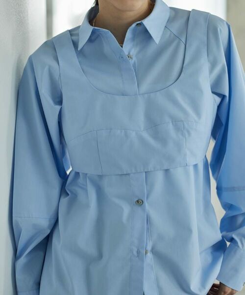 GALLEST / ギャレスト シャツ・ブラウス | ビスチェSETフォルムシャツ | 詳細10