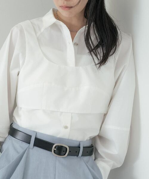 GALLEST / ギャレスト シャツ・ブラウス | ビスチェSETフォルムシャツ | 詳細13