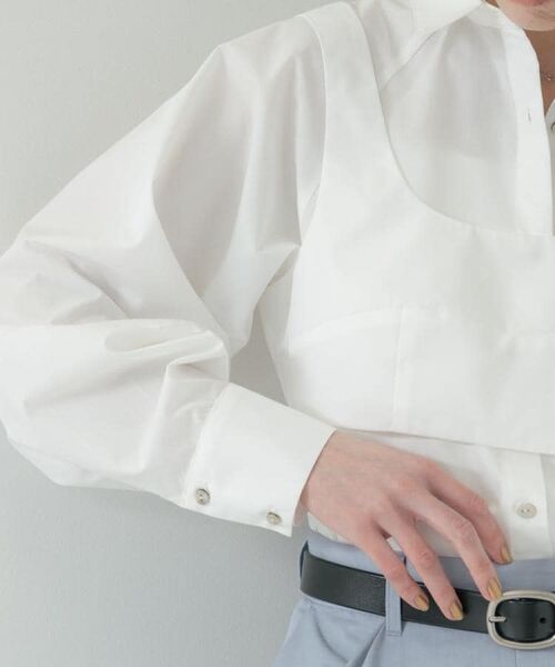 GALLEST / ギャレスト シャツ・ブラウス | ビスチェSETフォルムシャツ | 詳細16