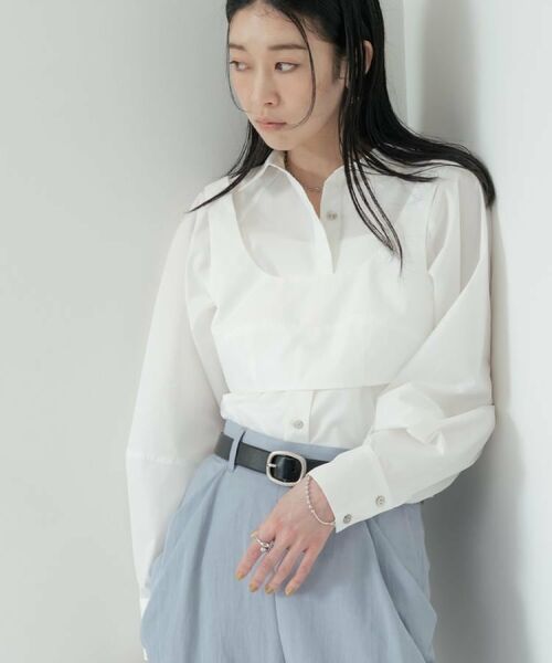 GALLEST / ギャレスト シャツ・ブラウス | ビスチェSETフォルムシャツ | 詳細17