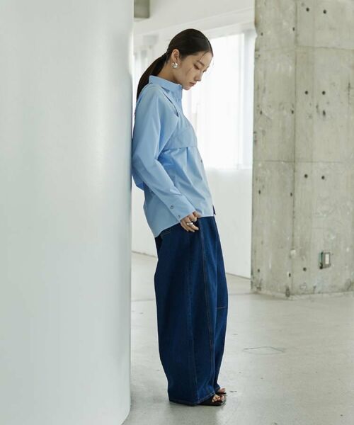 GALLEST / ギャレスト シャツ・ブラウス | ビスチェSETフォルムシャツ | 詳細4