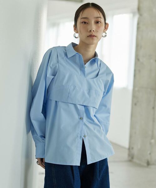 GALLEST / ギャレスト シャツ・ブラウス | ビスチェSETフォルムシャツ | 詳細5