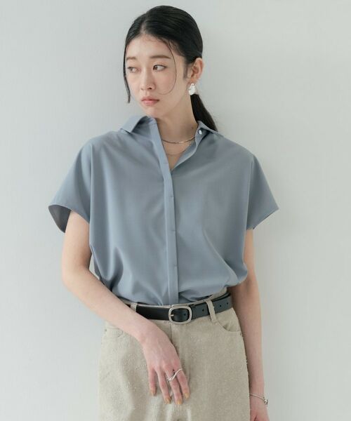 GALLEST / ギャレスト シャツ・ブラウス | Comfy SET UP｜フレアスリーブブラウス【セットアップ対応／通勤／カセット服／接触冷感／UVカット】 | 詳細22