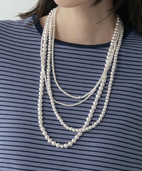 GALLEST / ギャレスト ネックレス・ペンダント・チョーカー | マルチストリングパール調ネックレス | 詳細1