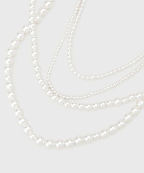 GALLEST / ギャレスト ネックレス・ペンダント・チョーカー | マルチストリングパール調ネックレス | 詳細3