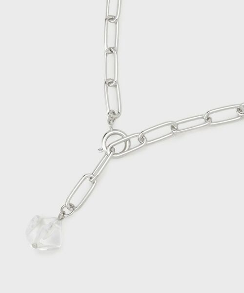 GALLEST / ギャレスト ネックレス・ペンダント・チョーカー | クリアチャームネックレス（シルバー(006)）
