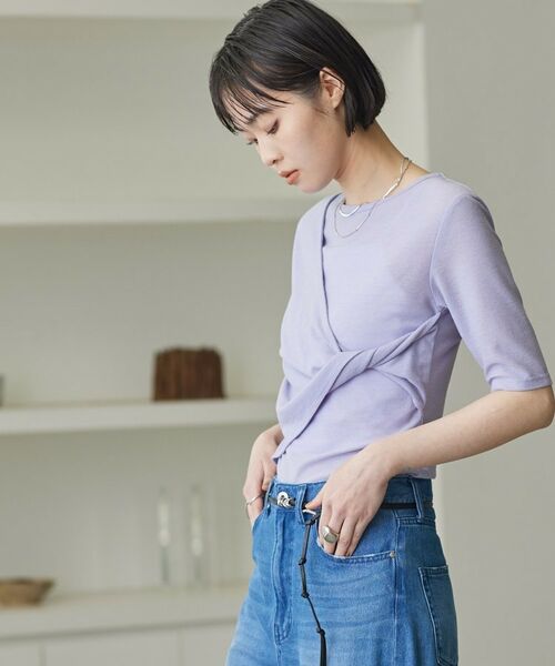 GALLEST / ギャレスト カットソー | ツイストガーゼカットソー | 詳細12