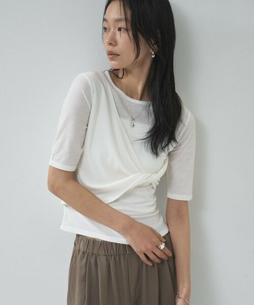 GALLEST / ギャレスト カットソー | ツイストガーゼカットソー | 詳細15
