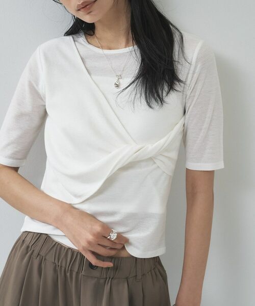 GALLEST / ギャレスト カットソー | ツイストガーゼカットソー | 詳細16