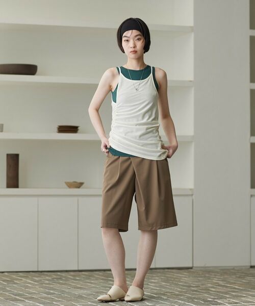 GALLEST / ギャレスト カットソー | シャーリングレイヤータンク | 詳細18