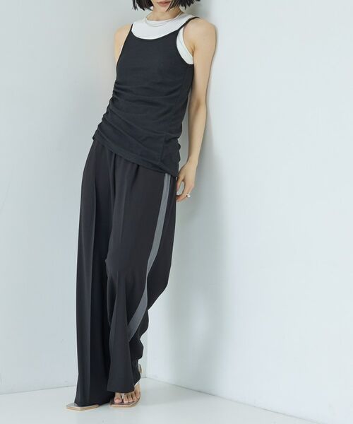 GALLEST / ギャレスト カットソー | シャーリングレイヤータンク | 詳細2