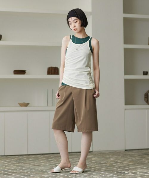 GALLEST / ギャレスト カットソー | シャーリングレイヤータンク | 詳細20