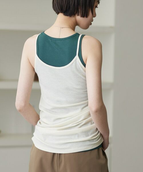 GALLEST / ギャレスト カットソー | シャーリングレイヤータンク | 詳細24