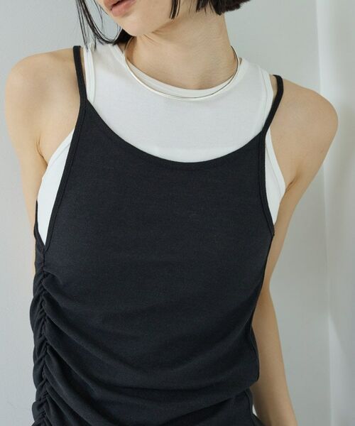 GALLEST / ギャレスト カットソー | シャーリングレイヤータンク | 詳細8