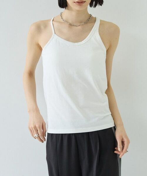 GALLEST / ギャレスト キャミソール・チューブトップ | アシンメトリーアメスリタンク（ホワイト(001)）