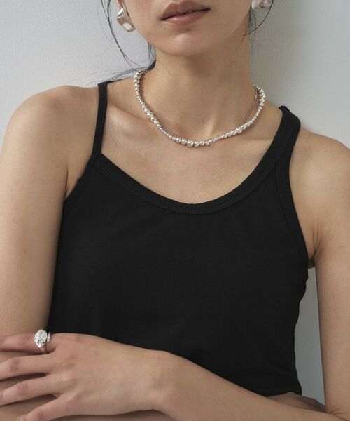GALLEST / ギャレスト キャミソール・チューブトップ | アシンメトリーアメスリタンク（ブラック(019)）