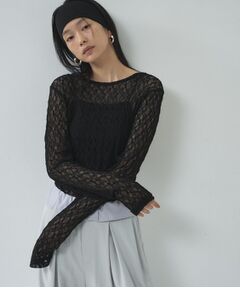 GALLEST / ギャレスト カットソー | 【一部店舗限定】バックオープンレースカットソー