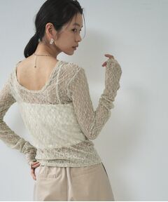 GALLEST / ギャレスト カットソー | 【一部店舗限定】バックオープンレースカットソー