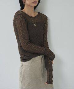 GALLEST / ギャレスト カットソー | 【一部店舗限定】バックオープンレースカットソー