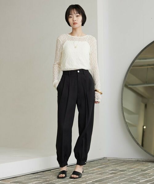 GALLEST / ギャレスト カットソー | 【一部店舗限定】バックオープンレースカットソー | 詳細1