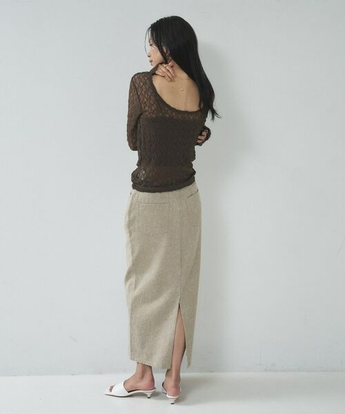 GALLEST / ギャレスト カットソー | 【一部店舗限定】バックオープンレースカットソー | 詳細10